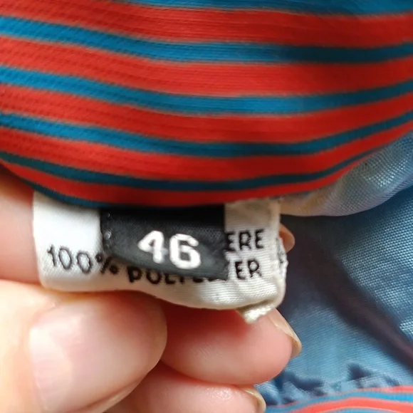 M💥Mario Valentino Vintage Asymmetrical Midi Skirt in Yellow&Blue - Picture 10 of 11